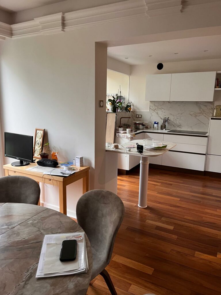 vue cuisine en marbre art deco Sophie Jelger