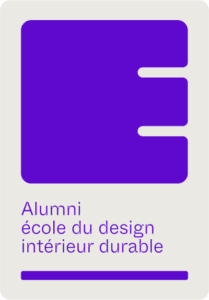 Diplômée de l'école du design intérieur durable