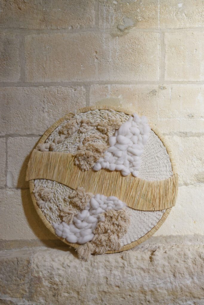 pièce art textile engagé de Candice Aubert-Dhô