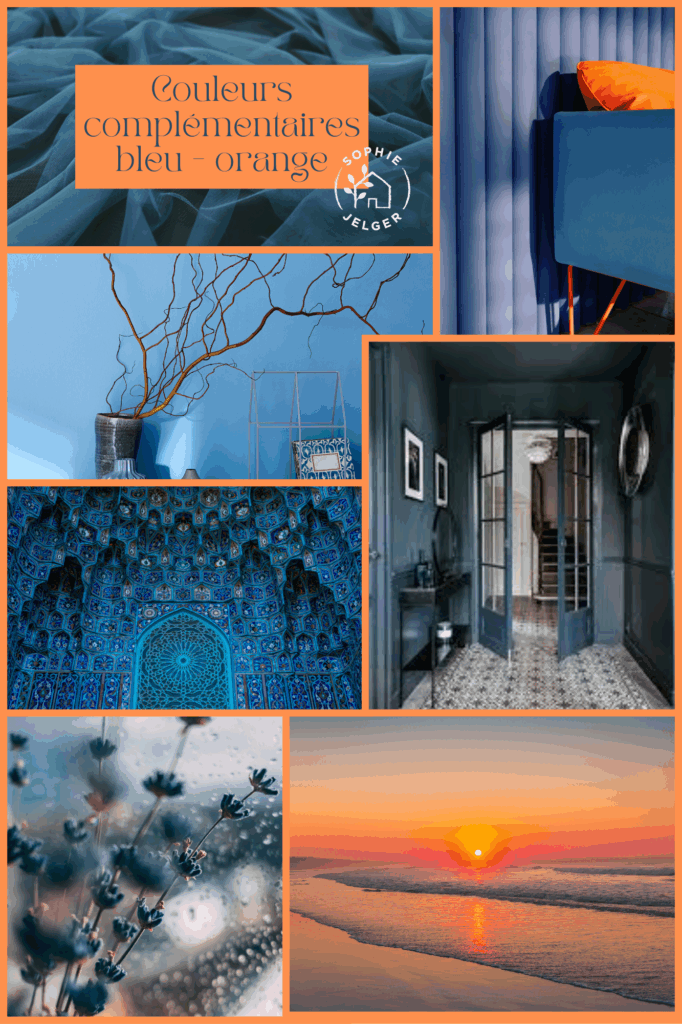 couleurs complémentaires - bleu-orange-sophie-jelger